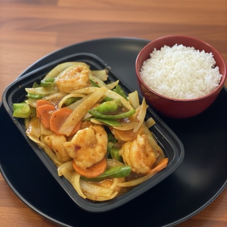 85. Curry Shrimp w. Onion