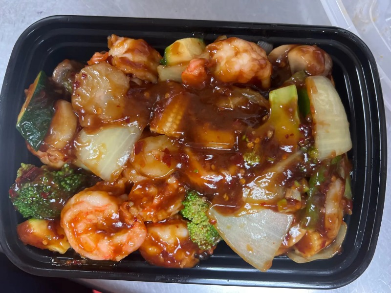 P4. Szechuan Shrimp 麻辣虾