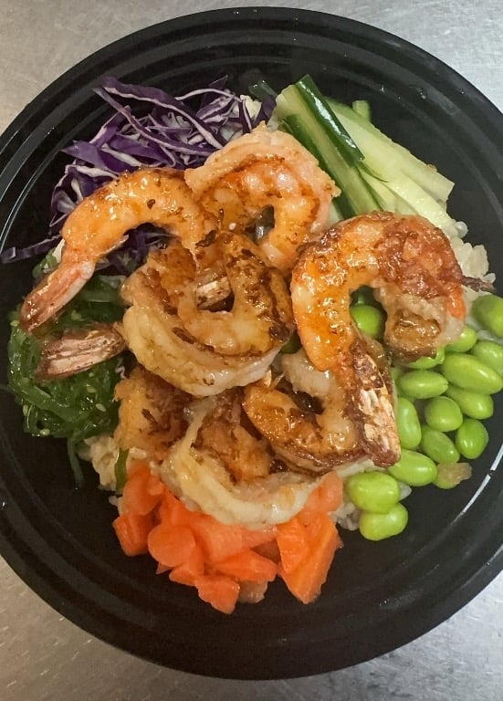Grilled Shrimp Poke