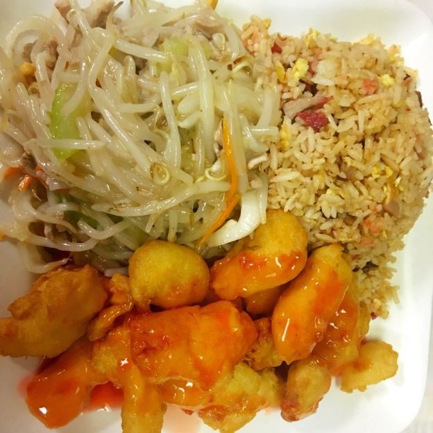 #2. Fried Rice <br> Pork Chow Mein <br>Sweet & Sour Chicken