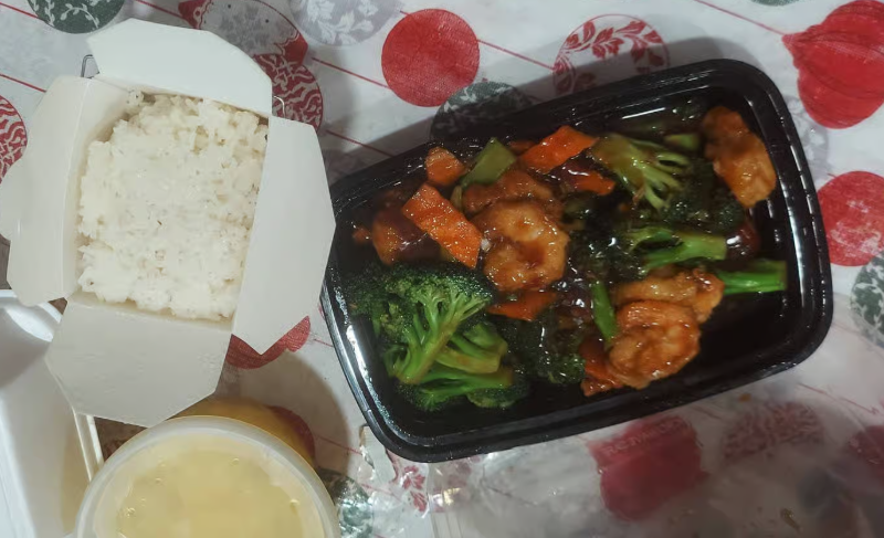 P1. Shrimp w. Broccoli 芥兰虾