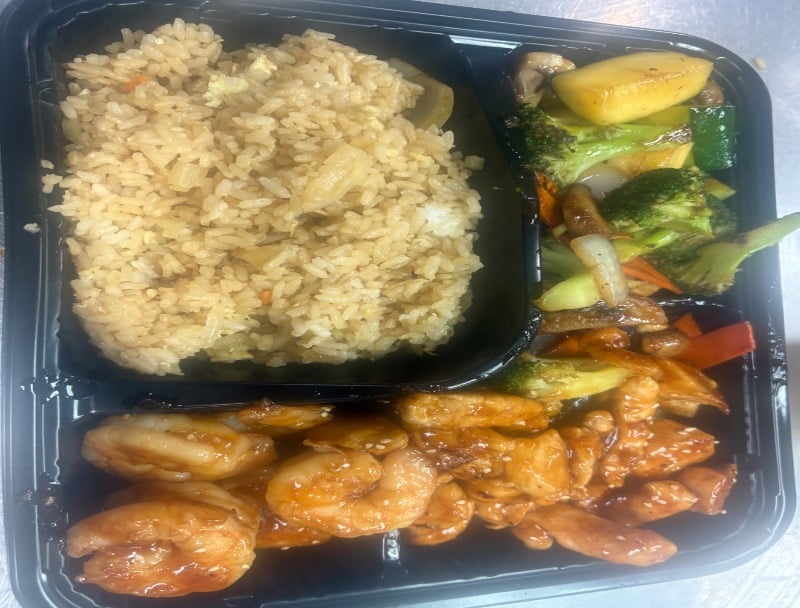 Hibachi Chicken & Shrimp