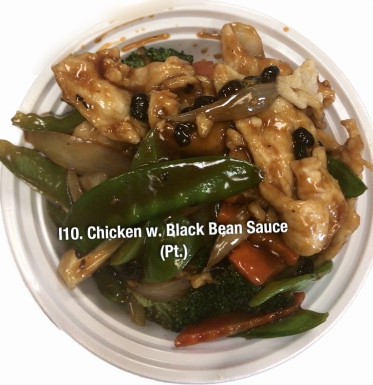 I10. 豆豉鸡 Chicken w. Black Bean Sauce