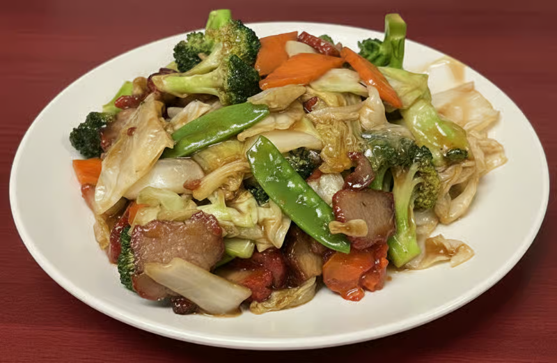 B.B.Q. Pork Vegetables