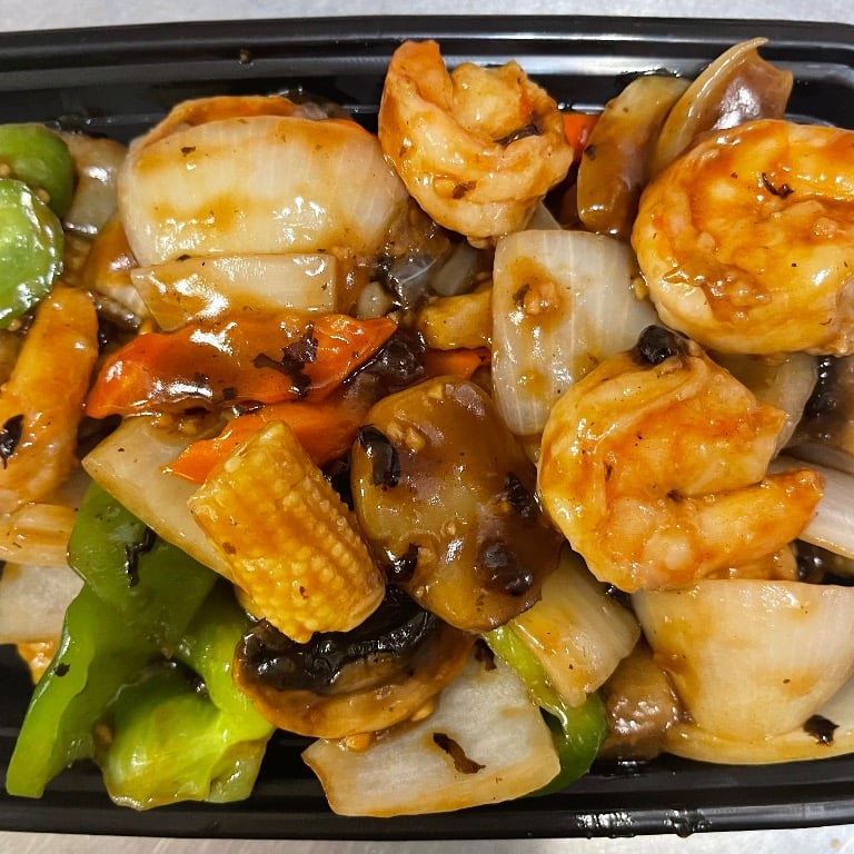 95. Shrimp w. Black Bean Sauce