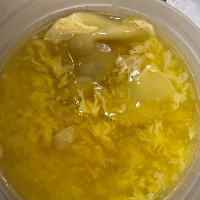Wonton Egg Drop Mixed Soup