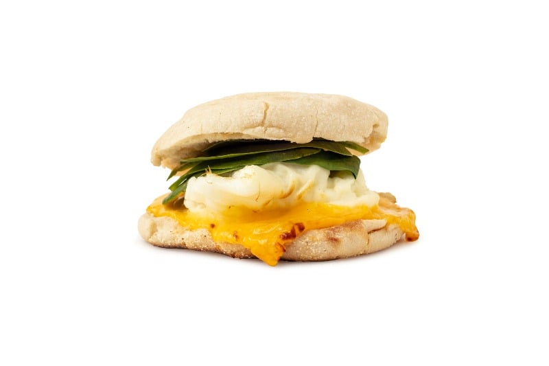 Egg White, Spinach and Cheese English Muffin