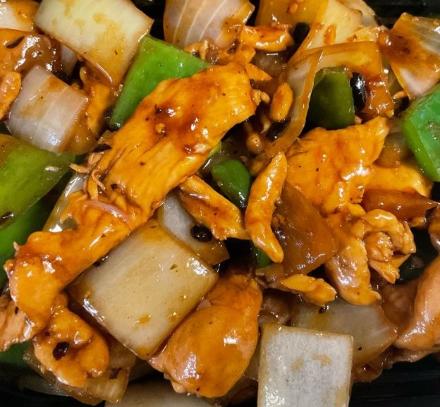 CH8. Chicken with Black Bean Garlic Sauce 黑豆蒜蓉鸡