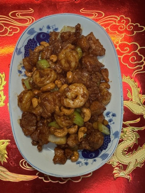 605. Cashew Chicken and Shrimp