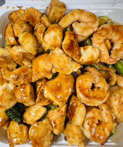 Hibachi Chicken & Shrimp