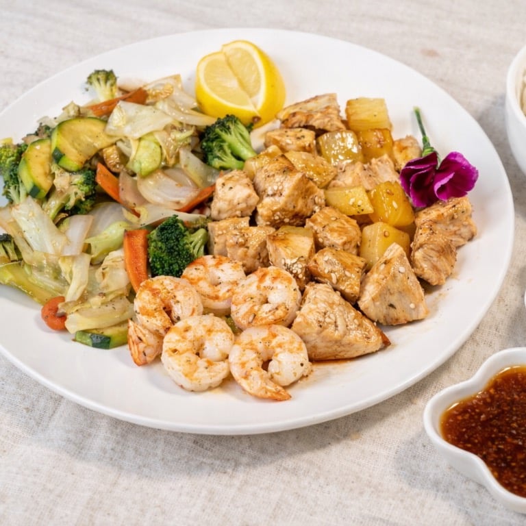 Lemon Pepper Chicken & Shrimp