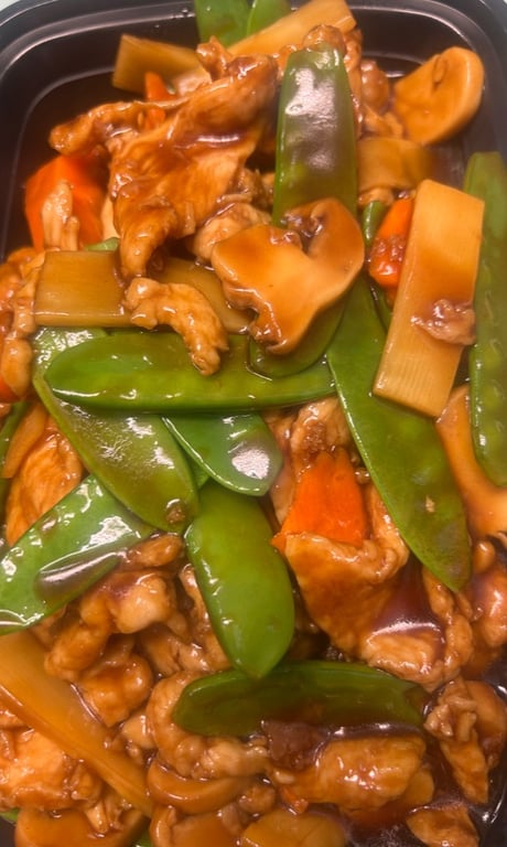 Chicken w. Snow Peas & Mushrooms (Re)