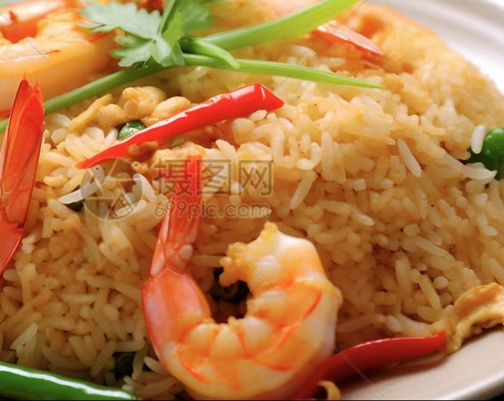 Shrimp Fried Rice<br> 虾炒饭