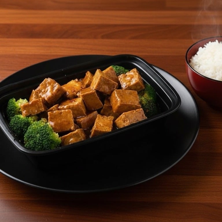 General Tso's Bean Curd