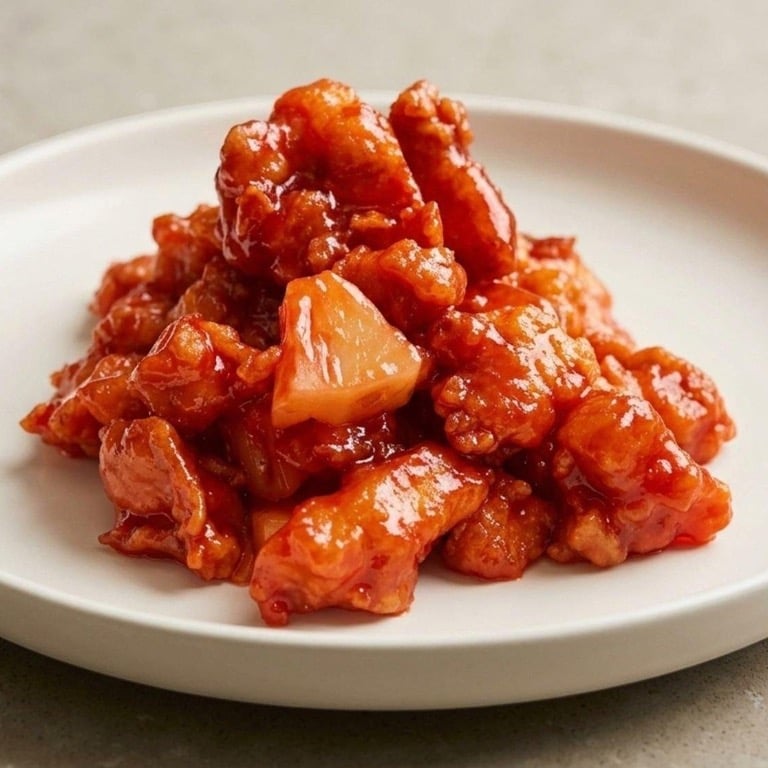 Sweet & Sour Chicken 大外卖盒.菠萝古老鸡