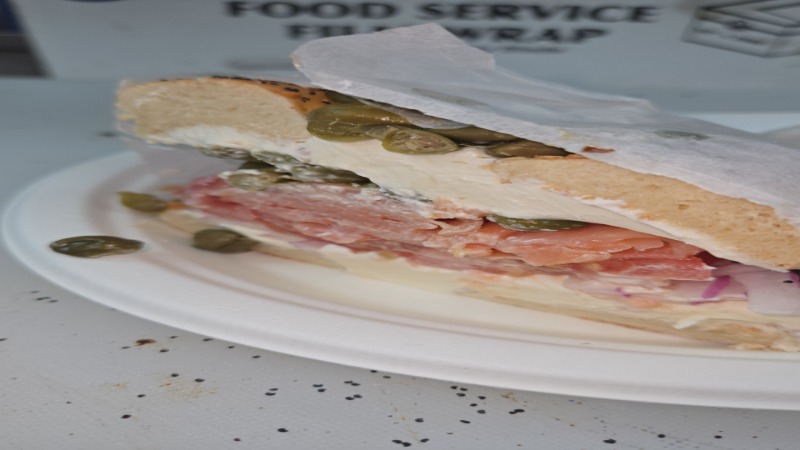 Nova Lox Sandwich