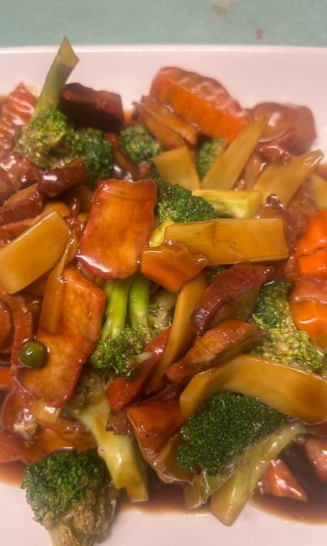 Broccoli with BBQ Pork (Re)