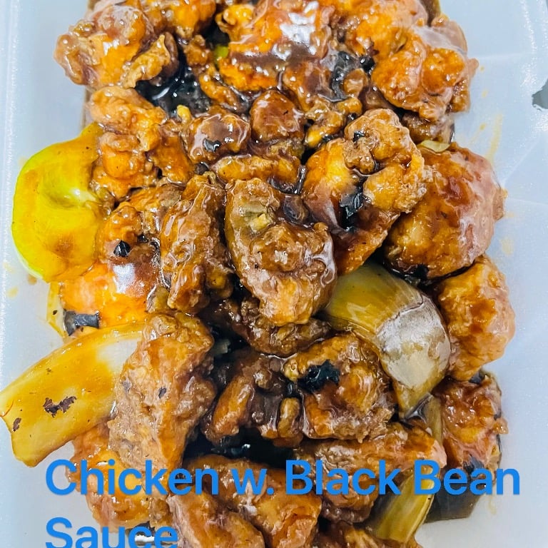 54. Chicken w. Black Bean Sauce