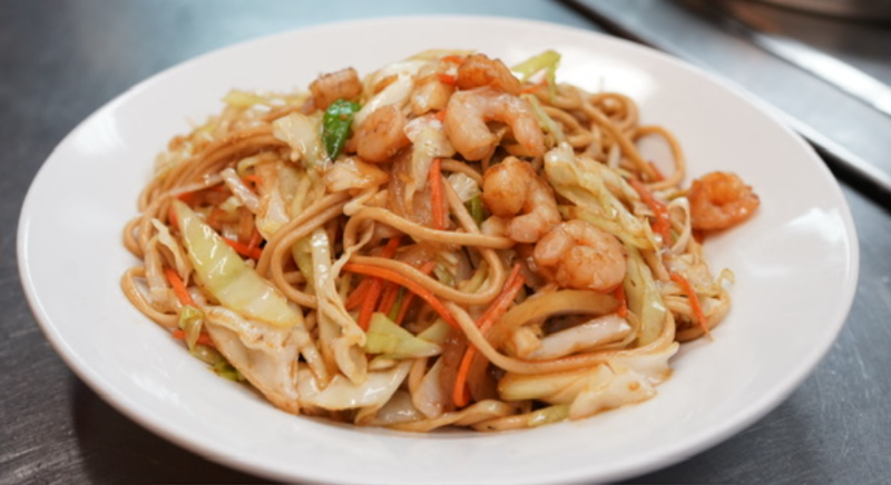 Shrimp Fried Noodles<br>虾仁炒面