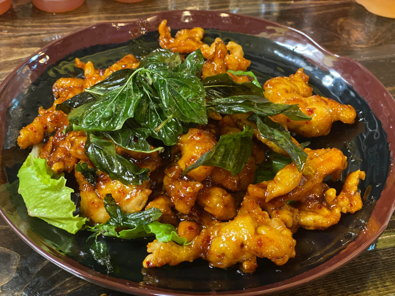 Thai Caramel Basil Chicken