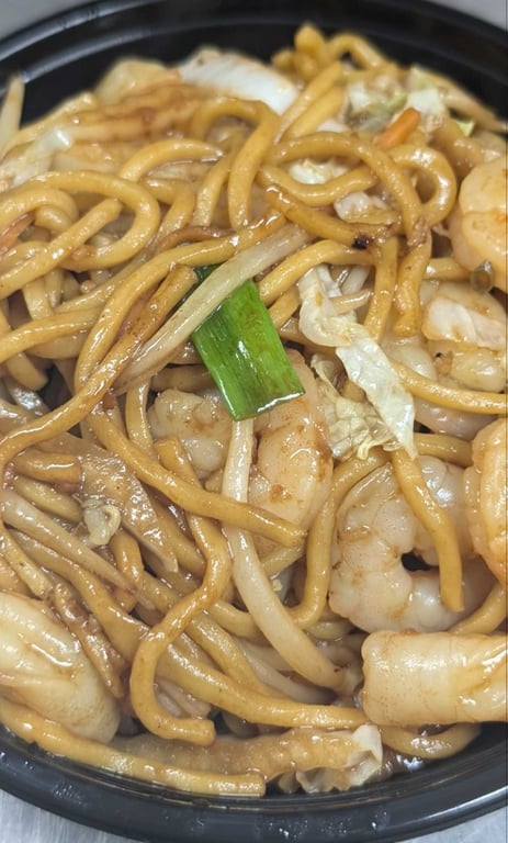Shrimp Lo Mein 虾捞面