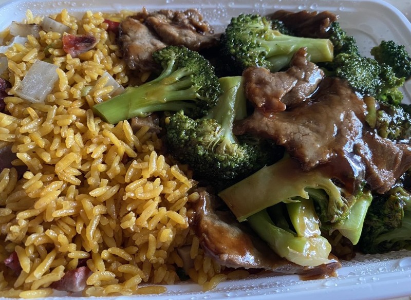 Beef with Broccoli and Pork Fried Rice
Zheng's Garden - Oceanside