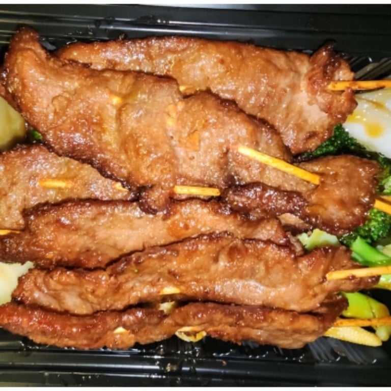 Teriyaki Chicken On Sticks (3)