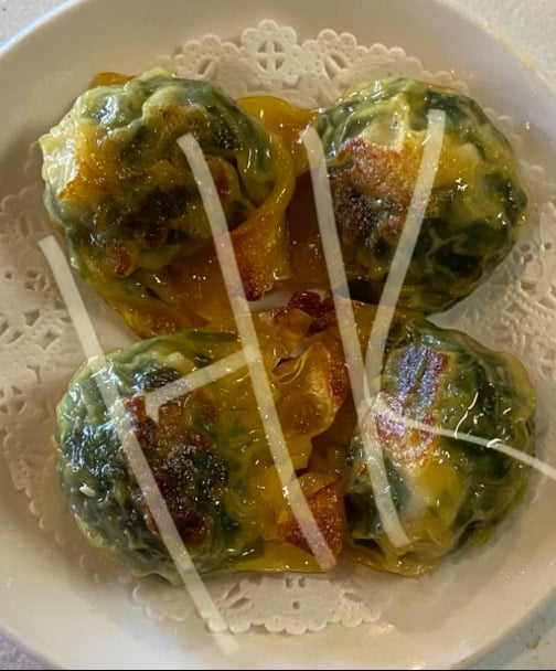 Pan Fried Shrimp and Chive Dumpling