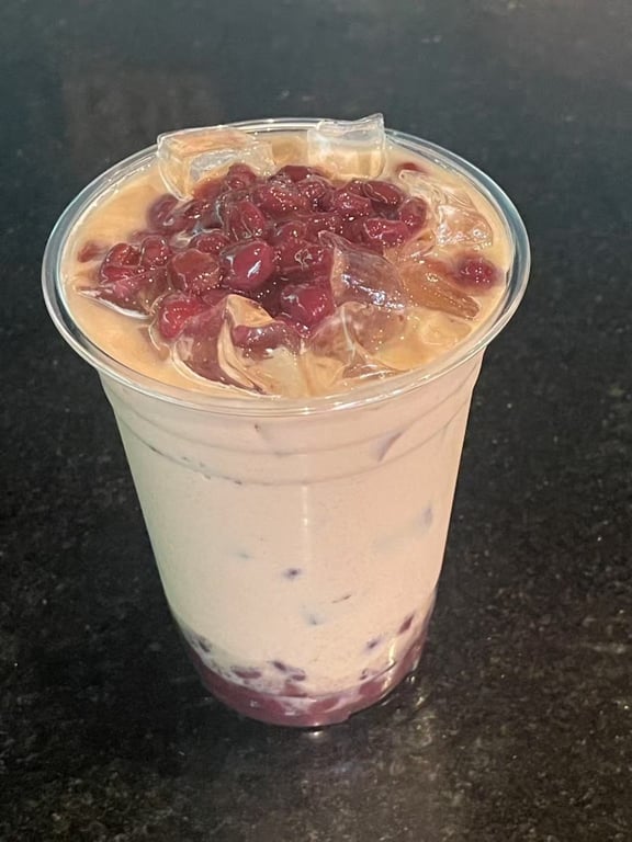 Red Bean Milk Tea