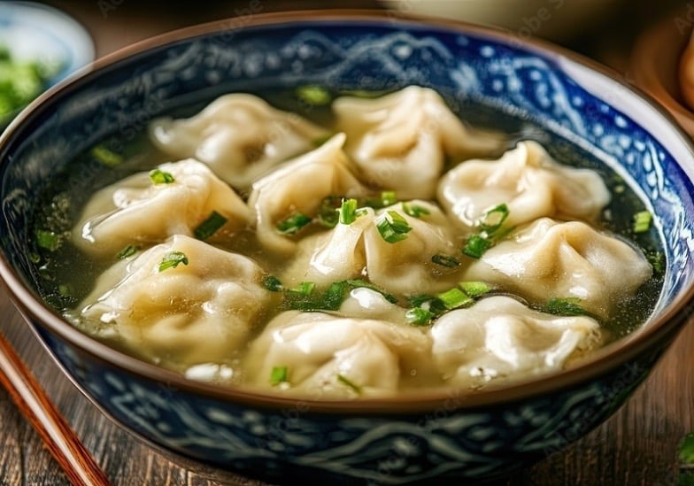 23. 馄饨汤<br>Wonton Soup