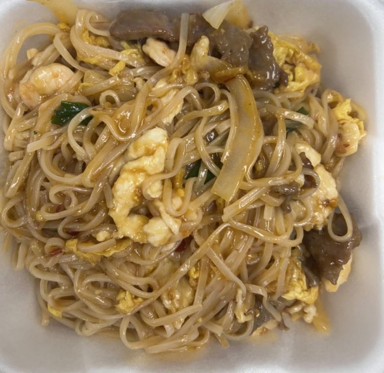 Phad Thai Noodle Single Meat
