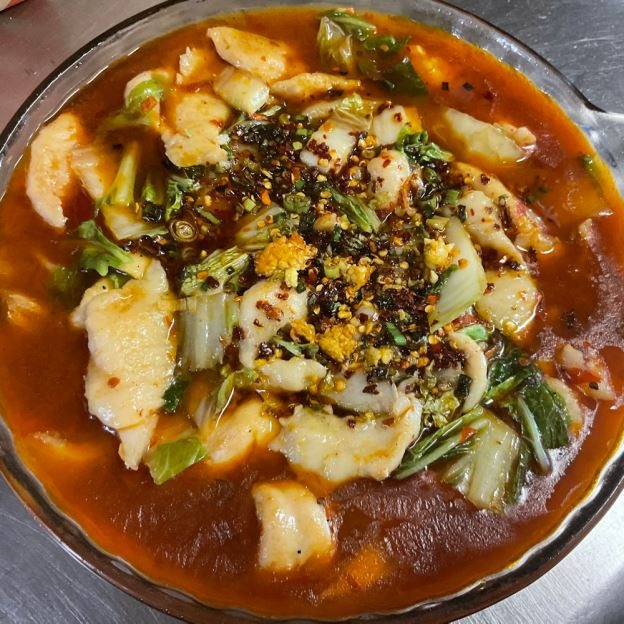 SP4. Szechuan Style Spicy Fish (Flounder) 四川辣鱼