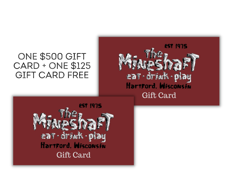 Holiday Special #5 - ONE $500 Gift Card + ONE $125 Gift Card Free