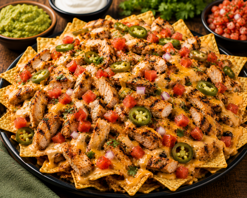 Grilled Chicken Nachos