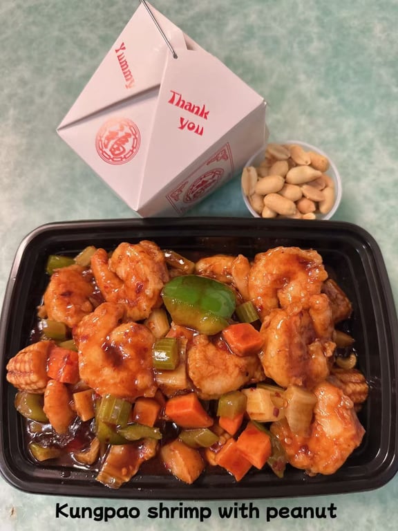 98. Kung Pao Shrimp (w. Peanuts)
