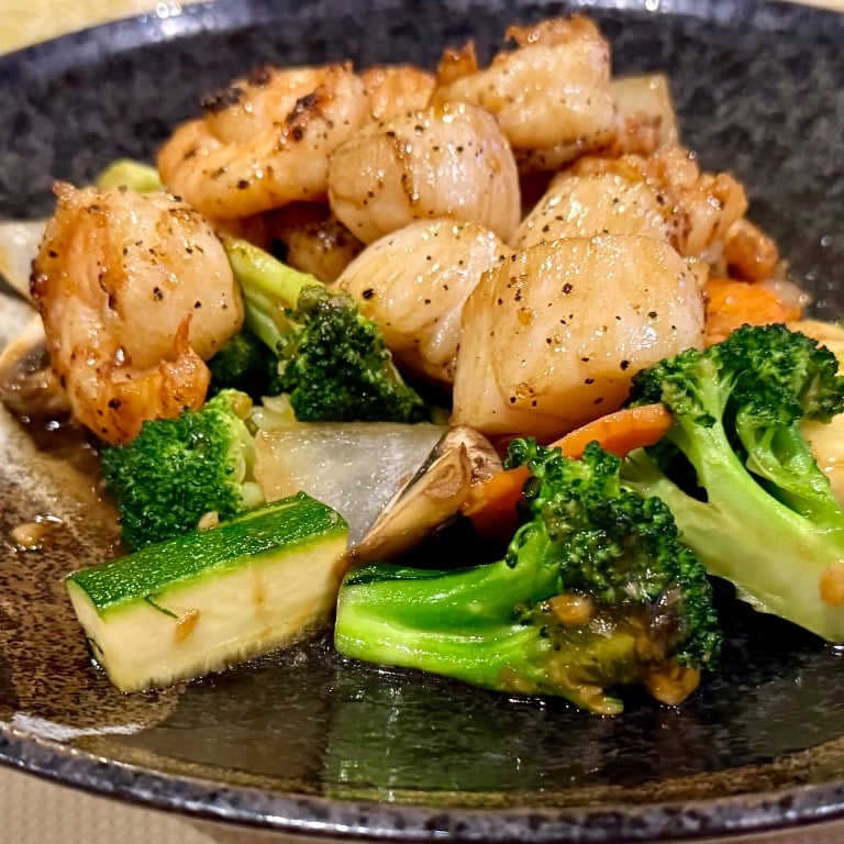 G. Hibachi Shrimp & Scallop
