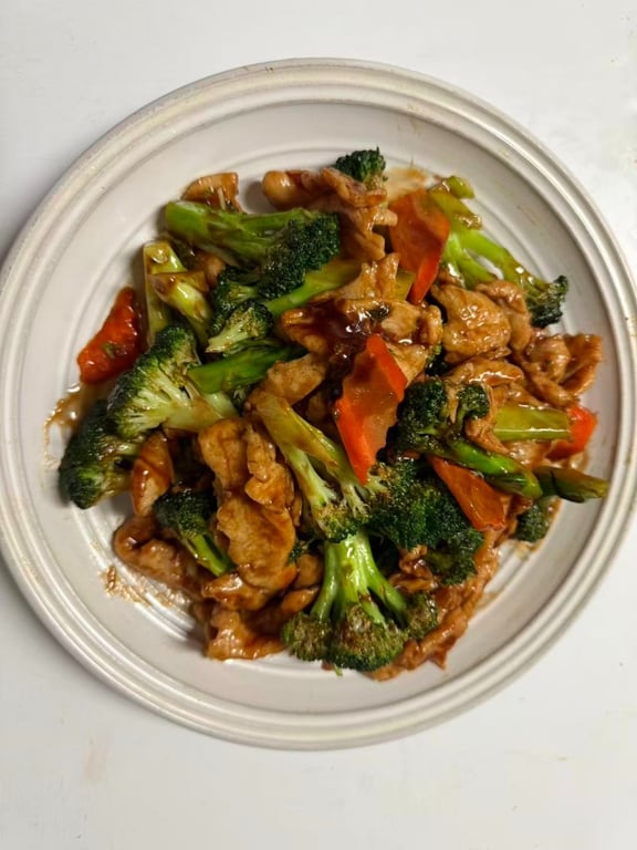 201. 芥兰鸡<br>Chicken w. Broccoli