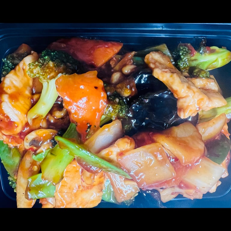 CK11. 鱼香鸡<br>Chicken w. Garlic Sauce