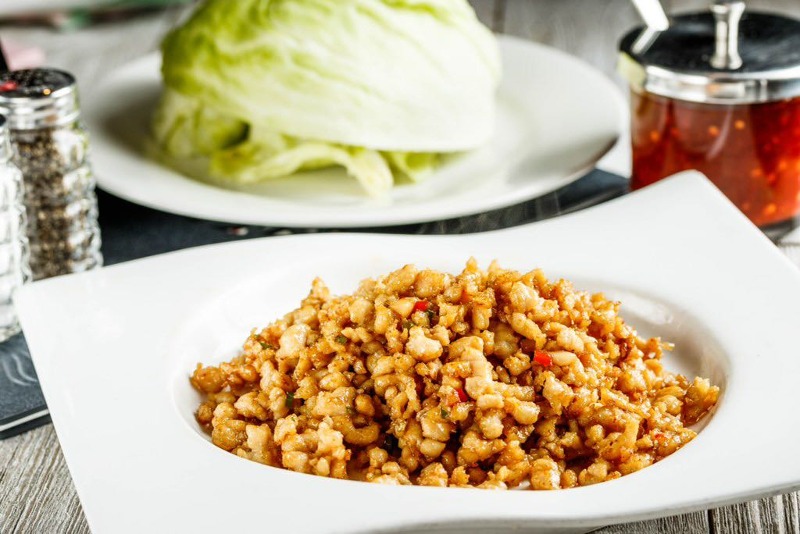 12. Minced Chicken Lettuce Wrap