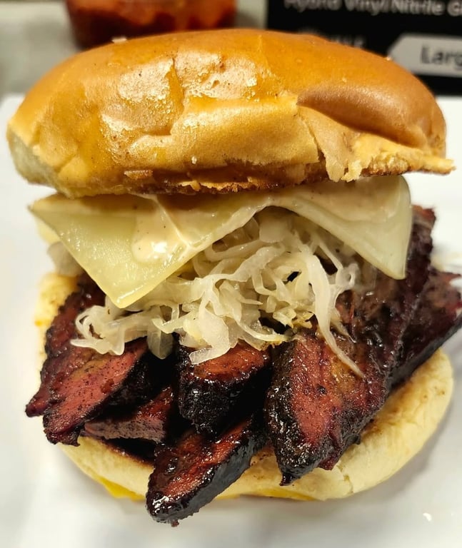 Smoked Brisket Reuben Sandwich
