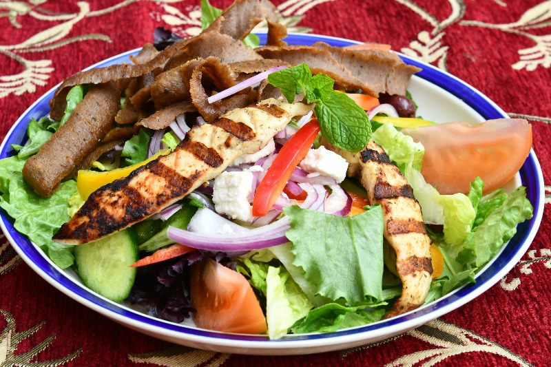 Gyros and Lemon Chicken Salad