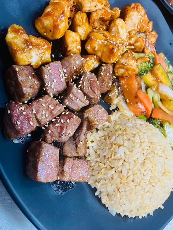 Hibachi Chicken & N.Y. Steak