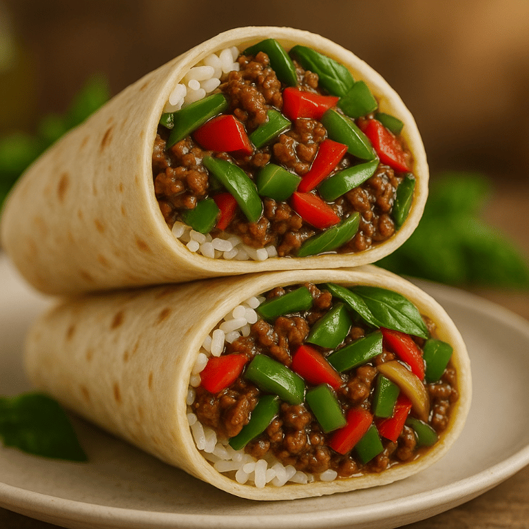 🌯 Ground Beef Basil