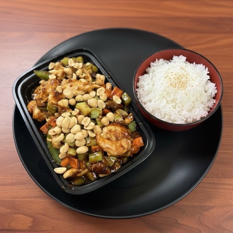 S23. Kung Pao Chicken & Shrimp