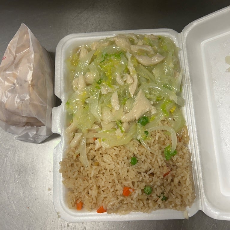 C 鸡炒面<br>C 1. Chicken Chow Mein