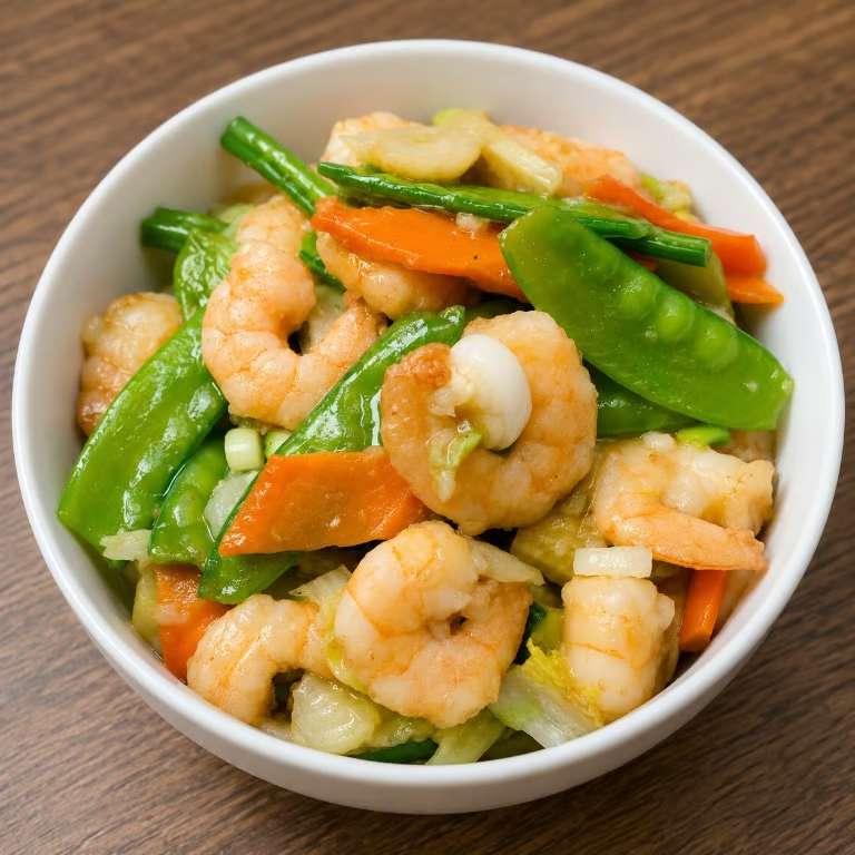 Snow Peas w. Shrimp