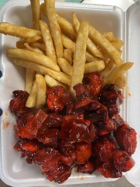 F. Fried Spare Rib Tips