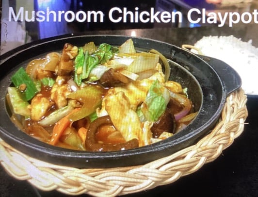 Mushroom Chicken Claypot