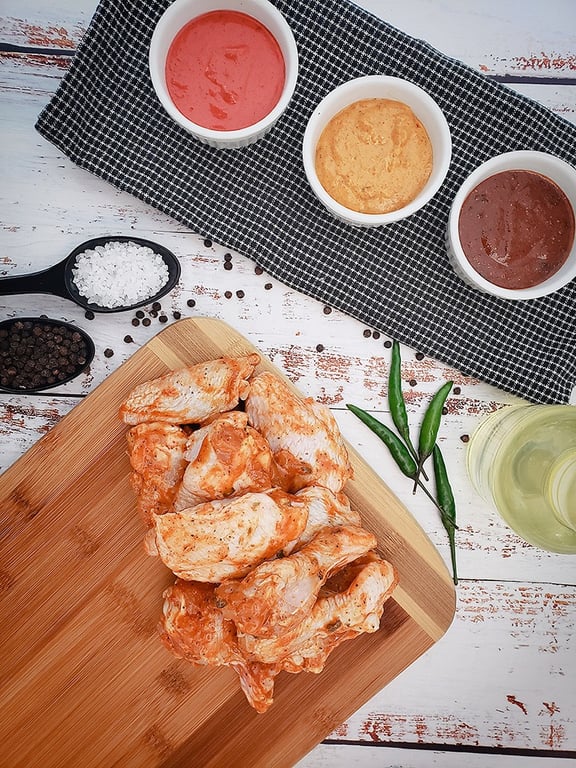 Raw Marinated Wings