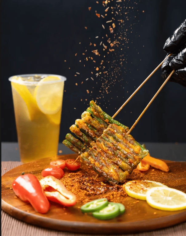 Green Bean Skewer (2) 四季豆串